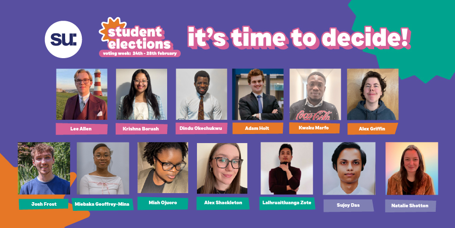 Who will get your vote? #StudentElections

It's so important you take the time to cast your vote. This year the roles have changed meaning those elected have an even bigger impact on your #StudentExperience. 

Voting closes: 28th February at midday.

🔗 upsu.com/elections/