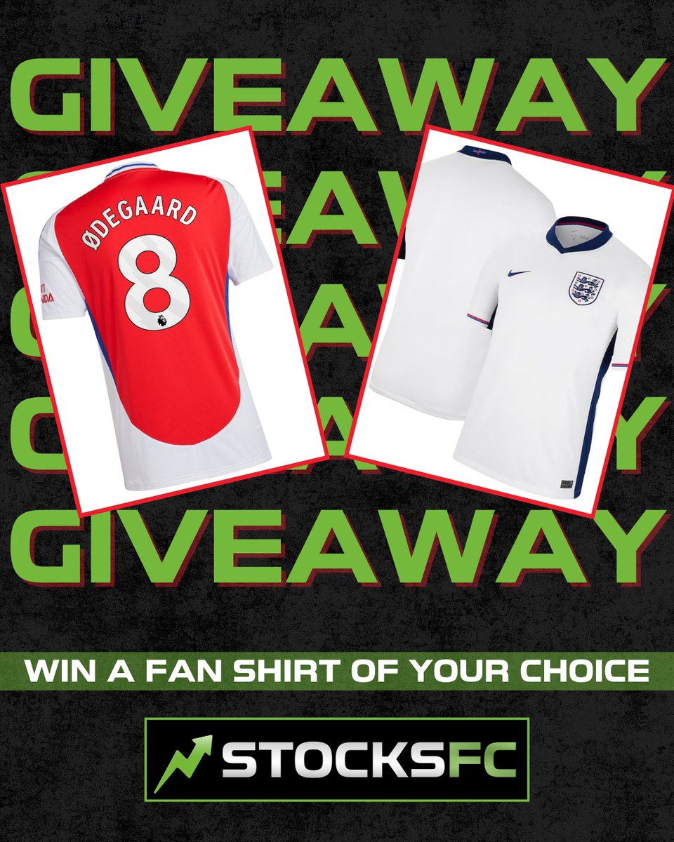stocks_fc's tweet image. ⚽Share this post to enter our FOOTBALL SHIRT GIVEAWAY⚽

📢M. Odegaard Sale is LIVE📢

Buy Your Odegaard Stocks Now On The Football Stock Market🔥

WIN a shirt of YOUR CHOICE

5 DAYS ONLY ⏰
UNSOLD STOCKS WILL BE DESTROYED💥
STOCKS NEVER BE MINTED AGAIN💣
app.stocksfc.com/exchange/playe…