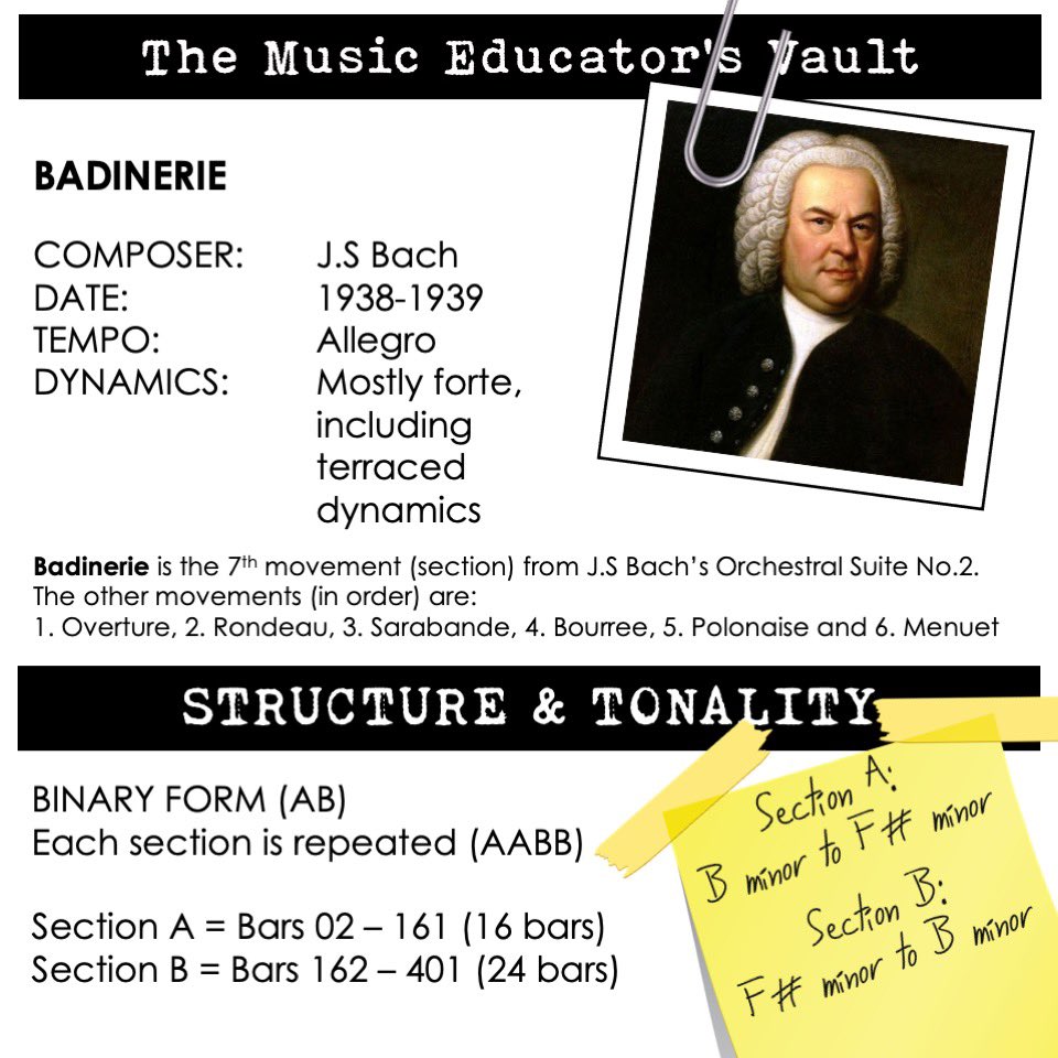 MusicEdVault's tweet photo. *FREE RESOURCE*

Following EDUQAS GCSE guidance, and presented in a creative fact file format, these guides are guaranteed to support pupils’ revision of Badinerie and Africa. 

Find them here: https://t.co/9u9eWw0Qbl

#gcsemusicrevision #eduqasgcsemusic #revisionguide #free https://t.co/pcvVIonyxQ