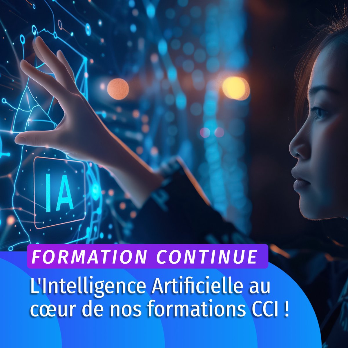 ccivendee's tweet image. Découvrez nos premières #formations dédiées à l&apos;Intelligence Artificielle 🤖 Nous accompagnons les professionnels dans l&apos;intégration de ces technologies pour transformer leurs pratiques au quotidien !
Retrouvez toutes nos formations #IA sur notre hub 👉 urlz.fr/uaST