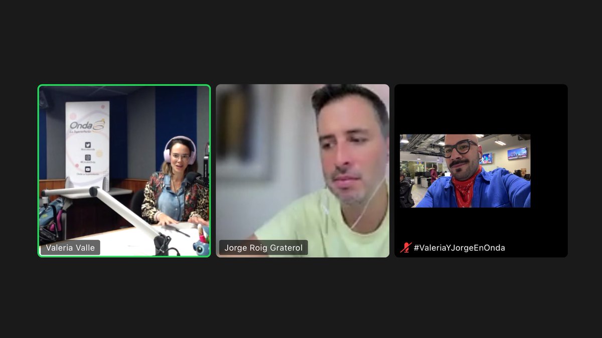 Semana de premios #Oscar . Por ello tocó platicar desde muy temprano con Valeria Valle y <a href="/MrRoig/">Jorge Roig Graterol</a> para <a href="/CircuitoExitos/">Circuito Éxitos</a> <a href="/CircuitoOnda/">Onda LaSuperestación</a> en Venezuela