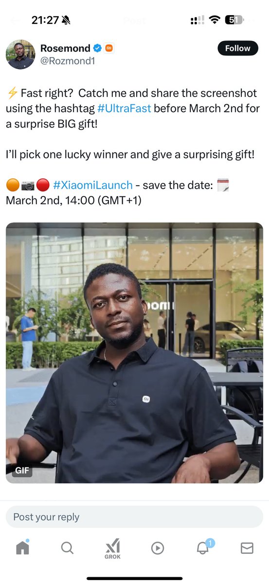 TingTiy's tweet photo. @Rozmond1 #XiaomiExplorers #XiaomiLaunch #Xiaomi15Series #UltraFast screenshot and caught you!! https://t.co/k4gKsoHOri