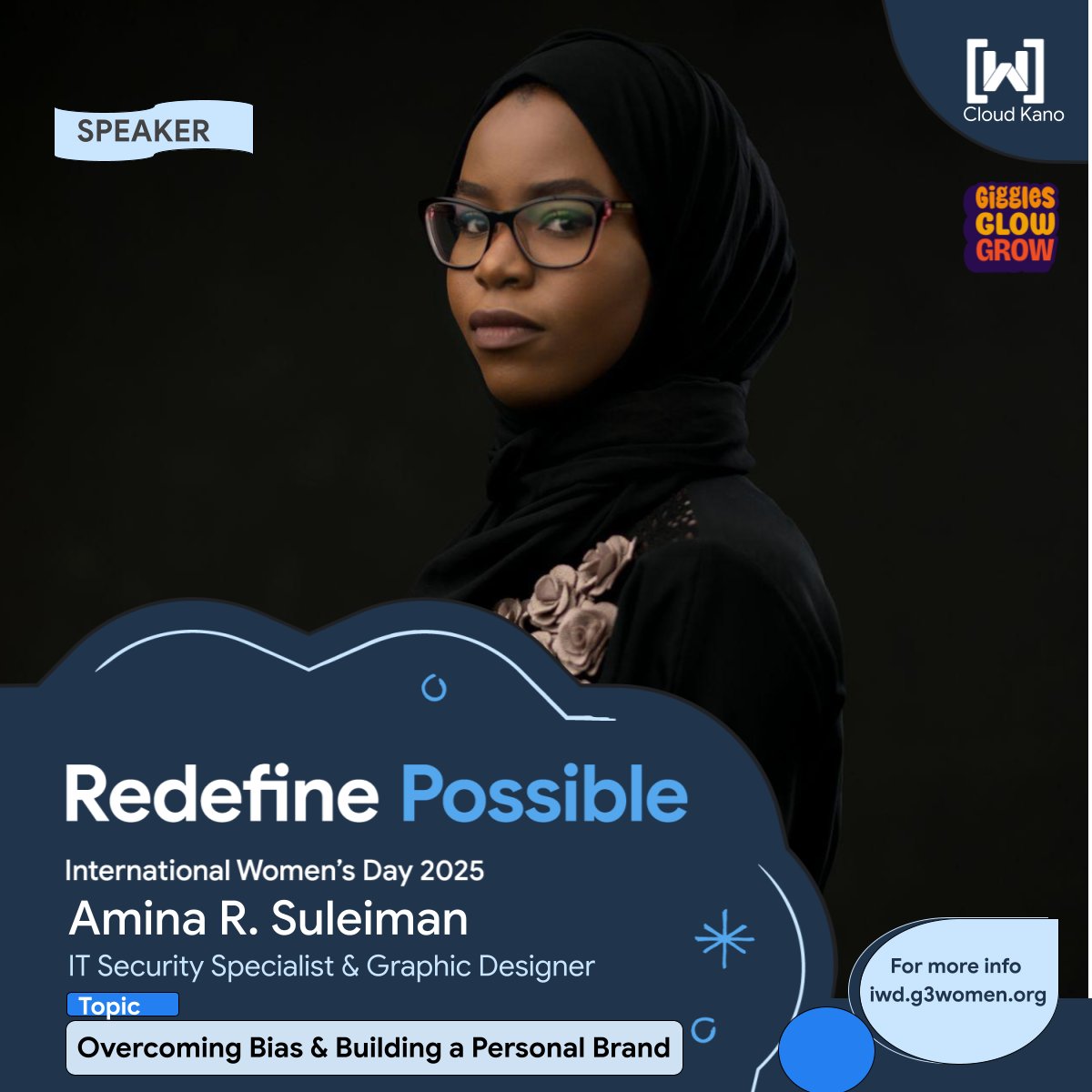 KanoWtm's tweet photo. 🌟 Meet Our Speakers for #IWD2025 Kano! 🌟
#wtm #leadingladies https://t.co/24hYXQV38V
