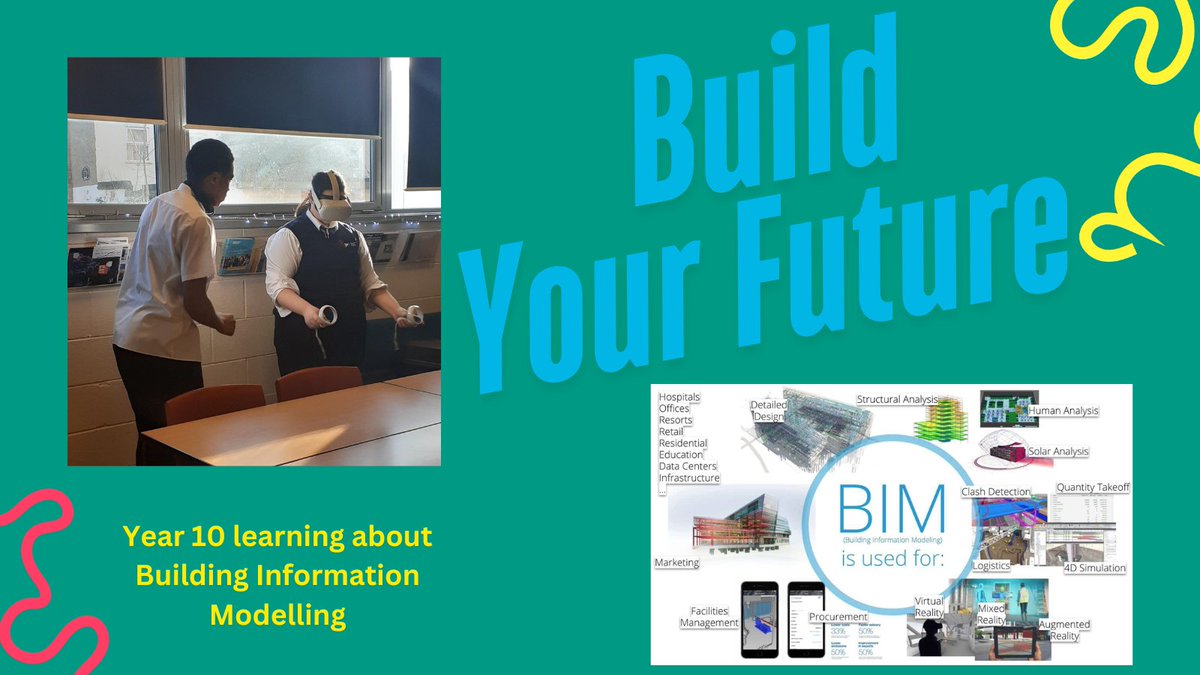#Year10 taking part in #BuildYourFuture on Monday afternoons who are learning about technology in Build Environment. #Careers #STEM #Determination #Explore #Dream #Discover <a href="/ConstructionYT/">Construction Youth Trust</a>