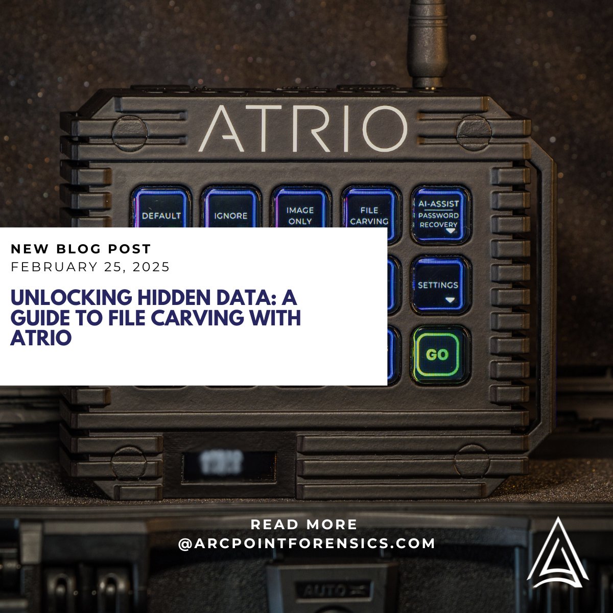 🔎 Uncover Hidden Data with ATRIO’s File Carving Features! 🔎

🖥️ Learn how to:
✅ Extract unallocated space for forensic analysis
✅ Recover deleted files with ATRIO’s built-in carver
✅ Handle unknown or corrupted file systems

🔗 arcpointforensics.com/news-1/carve

#DFIR #cyber #tech
