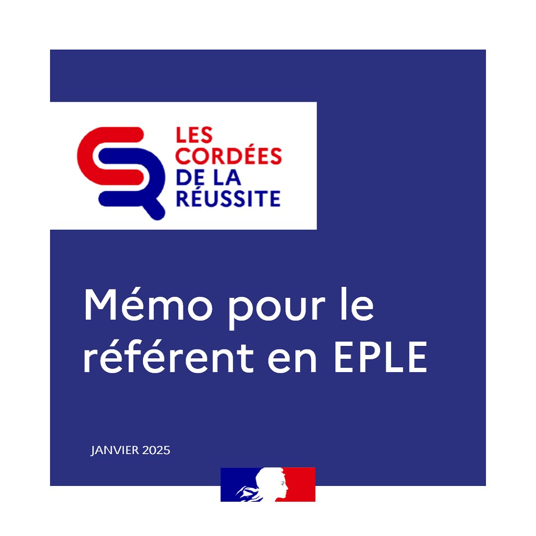 Vous souhaitez faire adhérer votre établissement à une cordée de la réussite ?

Découvrez les étapes clés et retrouvez sur éduscol les documents de référence et ressources pour animer et piloter une cordée en EPLE ⤵

eduscol.education.fr/2768/ressource… #LesCordéesDeLaRéussite