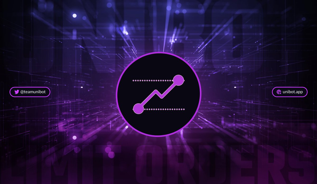 Crypto moves too fast to be watching charts 24/7.

You go out for dinner, come back, and your gains are gone. What was green this afternoon is red by midnight.

$UNIBOT's Limit Orders are your failsafe. Set your sell price, let the bot execute, and never stress about your
