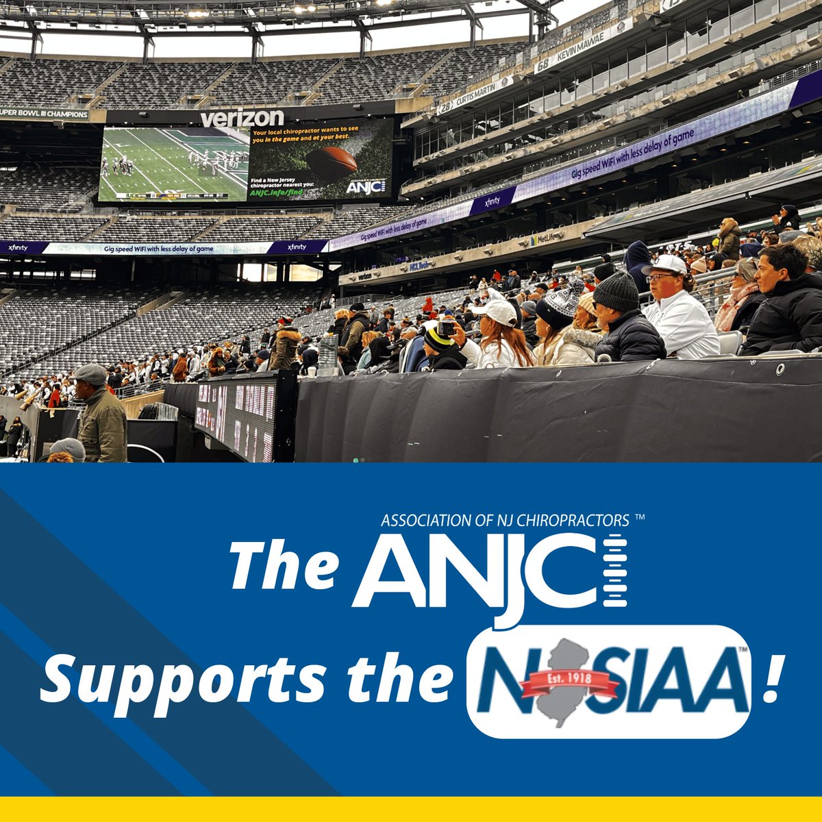 As a proud supporter of the <a href="/NJSIAA/">NJSIAA</a>, we stand with New Jersey athletes, helping them perform at their peak both on and off the field.

Find a NJ chiropractor near you: tinyurl.com/4uw9mkdv #ChiropracticCare #SportsChiropractic