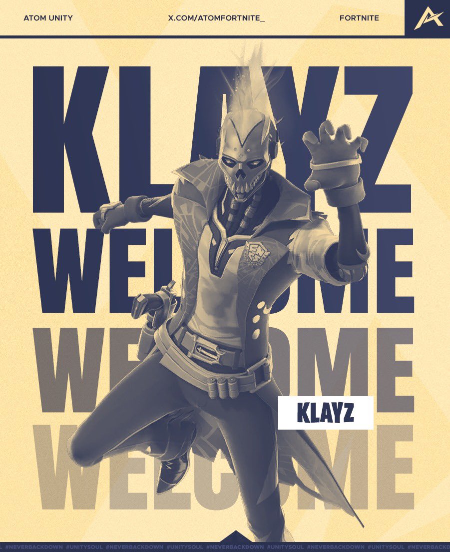 AtomFortnite_'s tweet image. ¡Es un honor presentar al MEJOR jugador ANDALUZ de ESPAÑA!

Desde Sevilla, llega con todo para demostrar su talento y llevar al equipo a lo más alto. 

¡Bienvenido, @KlayzzzFn! 

💙 | #NeverBackDown | #UnitySoul
