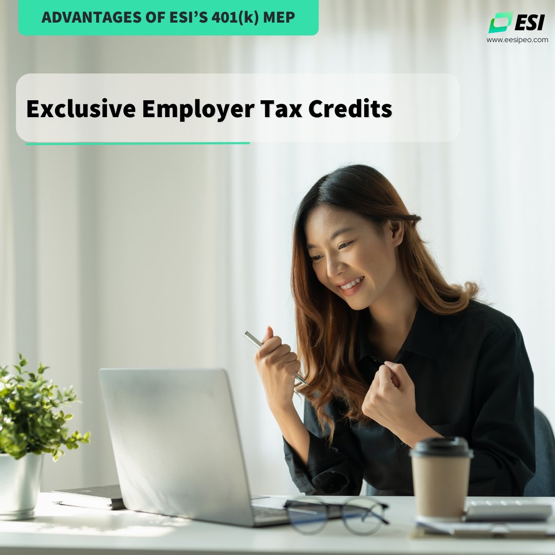 ESI_hcm's tweet image. 📊  The Top Benefits of Adopting ESI’s 401(k) MEP

💼  ESI’s 401(k) Multiple Employer Plan (MEP) streamlines administration, offers employer tax credits through the SECURE Act 2.0, and reduces plan expenses.

Learn more: eesipeo.com/401k-mep/

#401kMEP #ESI #RetirementSolutions
