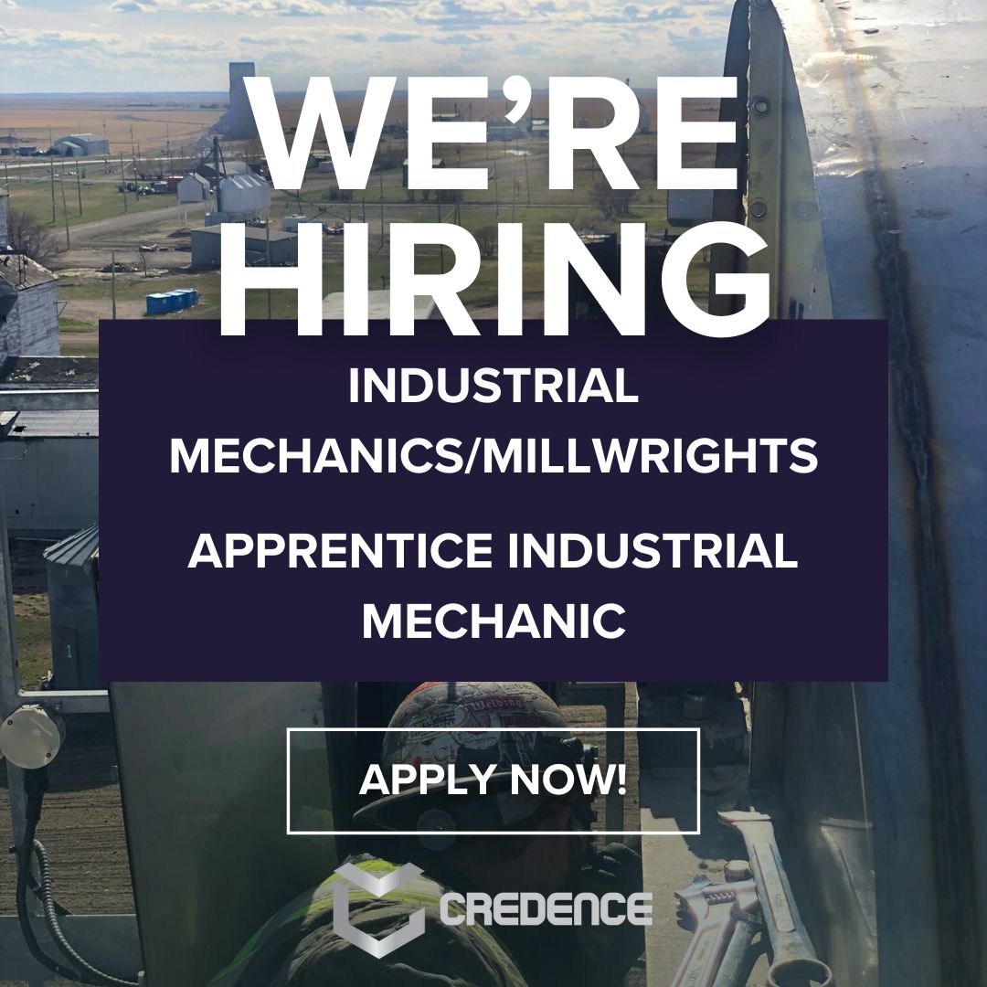 credence_ltd's tweet photo. We are looking for Industrial Mechanics/Millwrights, Apprentice Industrial Mechanics, or individuals with mechanical aptitude or experience in similar fields. Travel is required as employees will provide services at client locations across the Prairie Provinces. https://t.co/KQXUVmuXrW