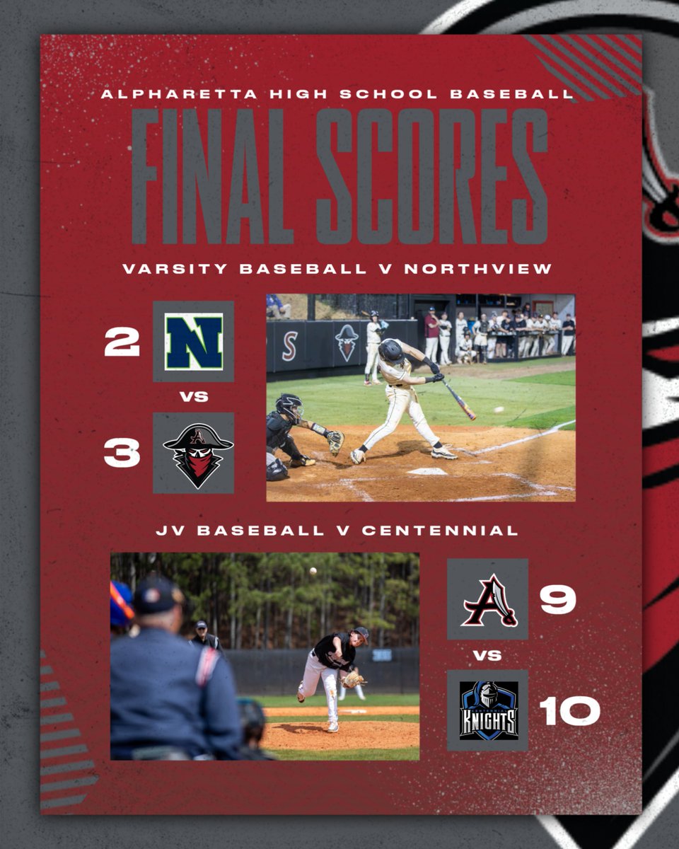 Varsity wins in a pitcher's  duel!  JV loses on a walk off in extra innings...proud of both teams, now back to the lab to get better!