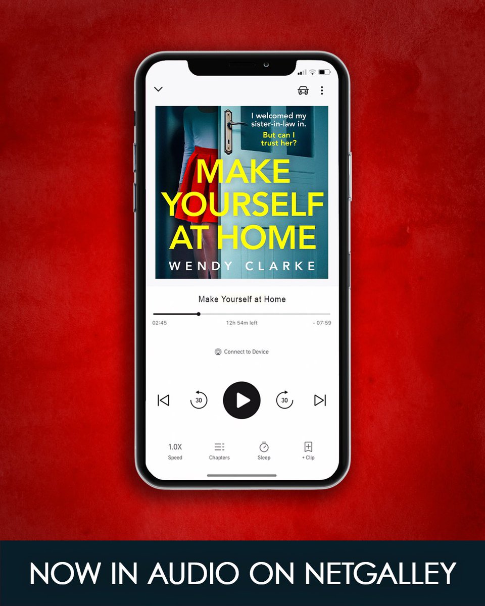 WendyClarke99's tweet photo. Are you a reviewer on @netgalley? Do you love listening to #audiobooks? If so, my latest psychological thriller Make Yourself at Home is now available to request https://t.co/Q1fuG7vWWg
#NetGalley #audio #psychlit https://t.co/2NHrBbRrjq
