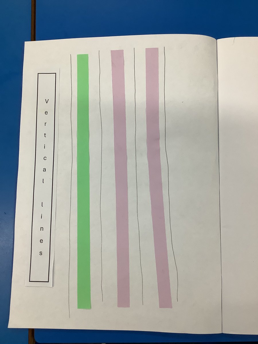 MissDayTA's tweet photo. "How do artists use line, colour and pattern?" 
We have started our art topic by looking at vertical lines this afternoon. 
#MiddlethorpePrimary #MiddlethorpeY1 #MiddlethorpeArt https://t.co/LhRrFhx5HX