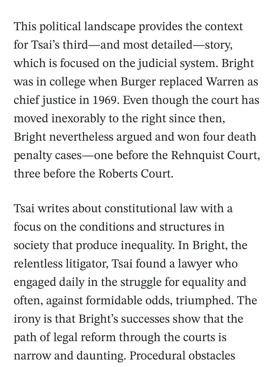 Rᴏʙᴇʀᴛ L. Tsᴀɪ (@robertltsai) on Twitter photo <a href="/southerncenter/">Southern Center for Human Rights</a> <a href="/wwnorton/">W. W. Norton & Company</a> <a href="/WMEBooks/">WME Books</a> The third story is about the effects of such constitutional politics on the rule of law. These procedural obstacles, expanded prosecutorial discretion, and parsimonious notions of equality and fairness continue to trip up the poor, racial minorities, and intellectually disabled. <a href="/southerncenter/">Southern Center for Human Rights</a> <a href="/wwnorton/">W. W. Norton & Company</a> <a href="/WMEBooks/">WME Books</a> The third story is about the effects of such constitutional politics on the rule of law. These procedural obstacles, expanded prosecutorial discretion, and parsimonious notions of equality and fairness continue to trip up the poor, racial minorities, and intellectually disabled.