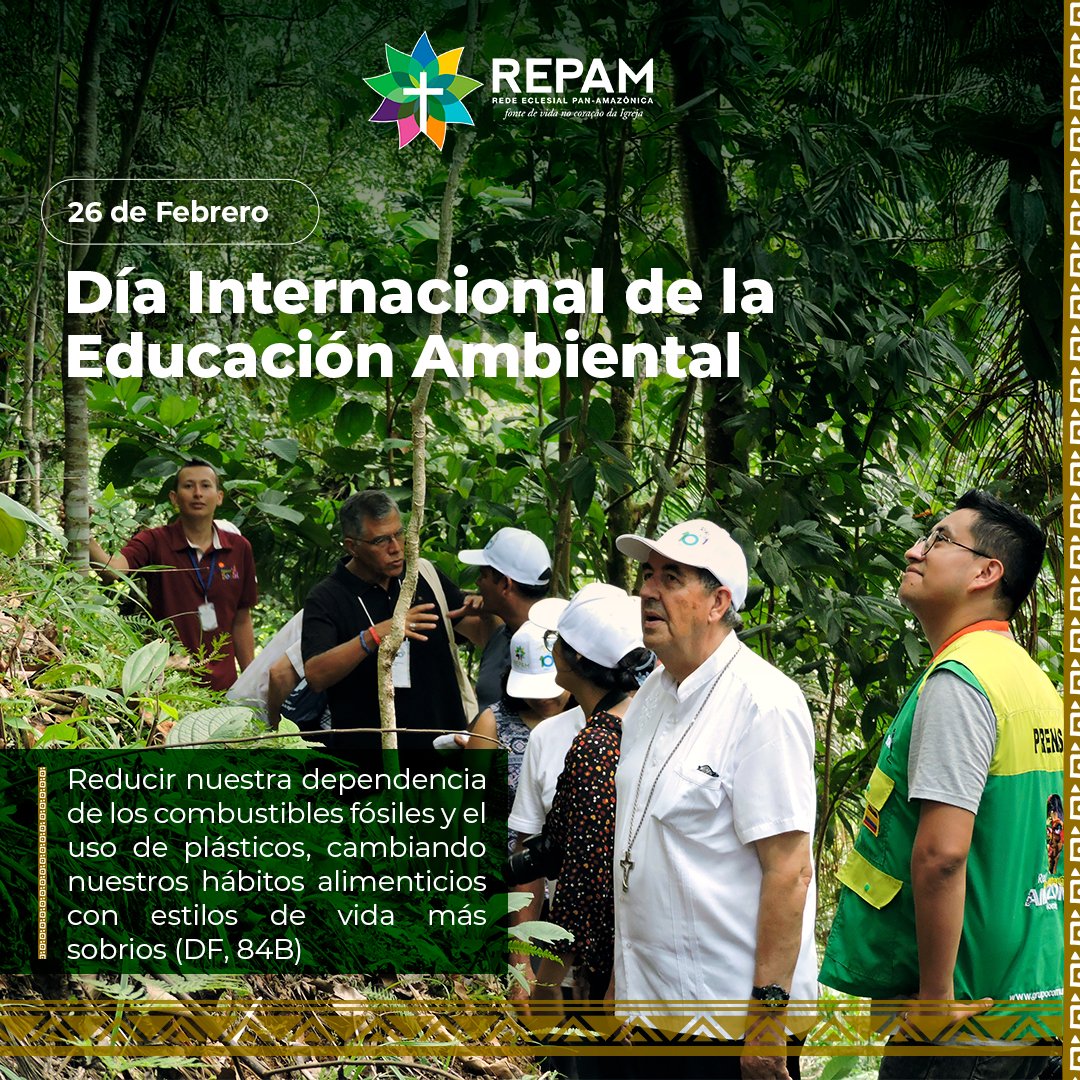 repam_amazonia's tweet image. 🌱 𝐃í𝐚 𝐈𝐧𝐭𝐞𝐫𝐧𝐚𝐜𝐢𝐨𝐧𝐚𝐥 𝐝𝐞 𝐥𝐚 𝐄𝐝𝐮𝐜𝐚𝐜𝐢ó𝐧 𝐀𝐦𝐛𝐢𝐞𝐧𝐭𝐚𝐥

📚 La educación medioambiental tiene como objetivo comprender conceptos relacionados con el medio ambiente, la sostenibilidad, la preservación y la conservación. 

#repam10años #medioambiente