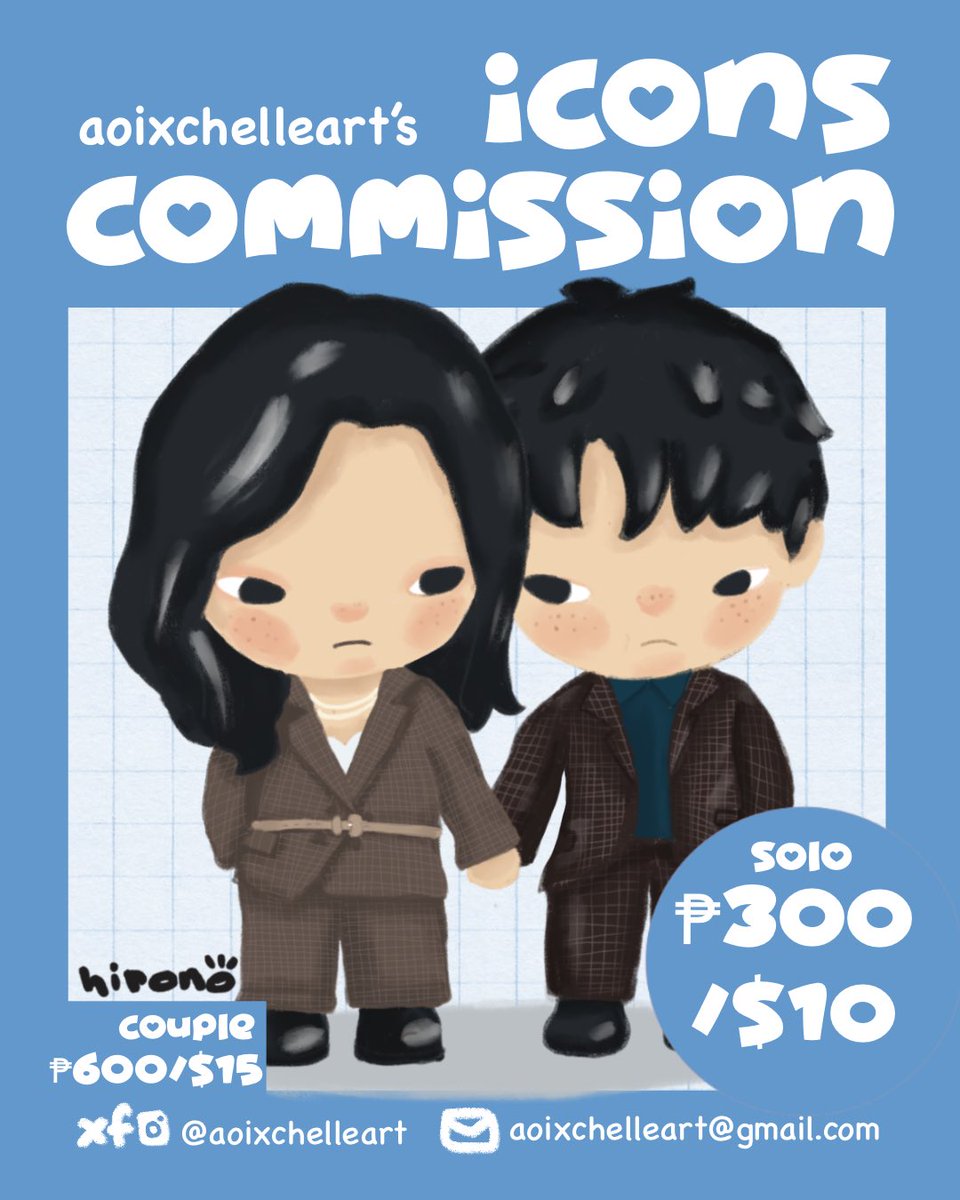 aoixchelleart's tweet image. ART COMMISSIONS IS NOW OPEN! [UPDATED] 

Please send a dm for slot reservation/ inquiries 📩
Shares are very much appreciated. 💕

Thank you! 

#artcommissionsopen #artcommissionsopen #artph