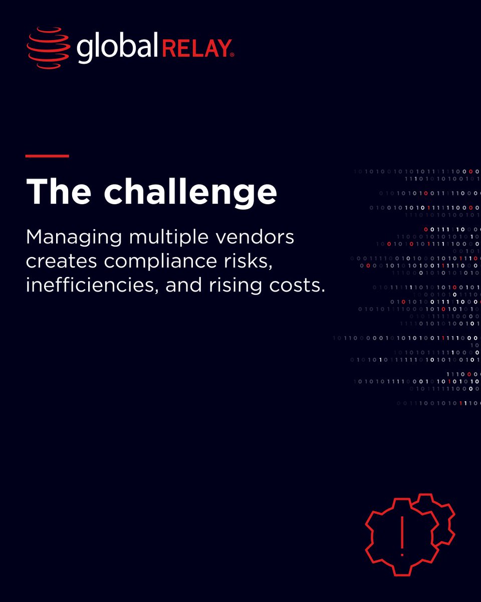 GlobalRelay's tweet image. Seamlessly capture, archive, and manage your organization's IM communications with a single, compliant platform. Learn more: ow.ly/g1Ja50V58iy

#compliance #connectors