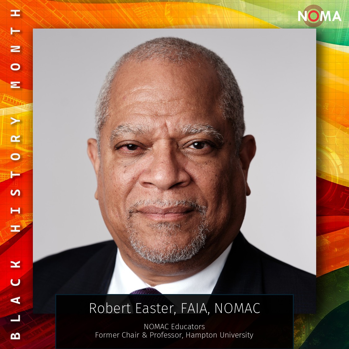 NOMA Loves all of its members and recognizes some of the most excellent ones during its yearly conference. Thanks for exemplifying Black History today, Robert Easter!

#BHM #BlackHistoryMonth #SpatialJustice #Architecture #Excellence #NOMAeverywhere #NOMA