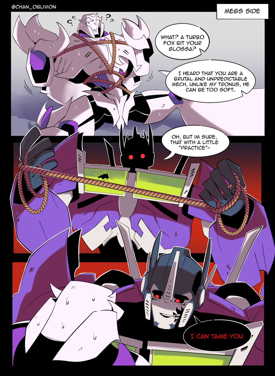 chan_oblivion's tweet photo. What if megs and op meets their sg versions⁉️ (there's not enough sg tfp material so i did it myself) 🗣️💥
#opmeg #megop #tfp https://t.co/SEsdnJPsHQ