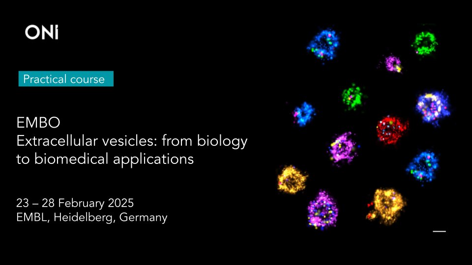 oniHQ's tweet image. Our team is really excited to meet everyone at the practical training of our #EVProfiler2 kit in the #EMBO Practical course "Extracellular vesicles: from biology to biomedical applications" in Heidelberg. With such a terrific lineup of speakers, how could we not be excited?