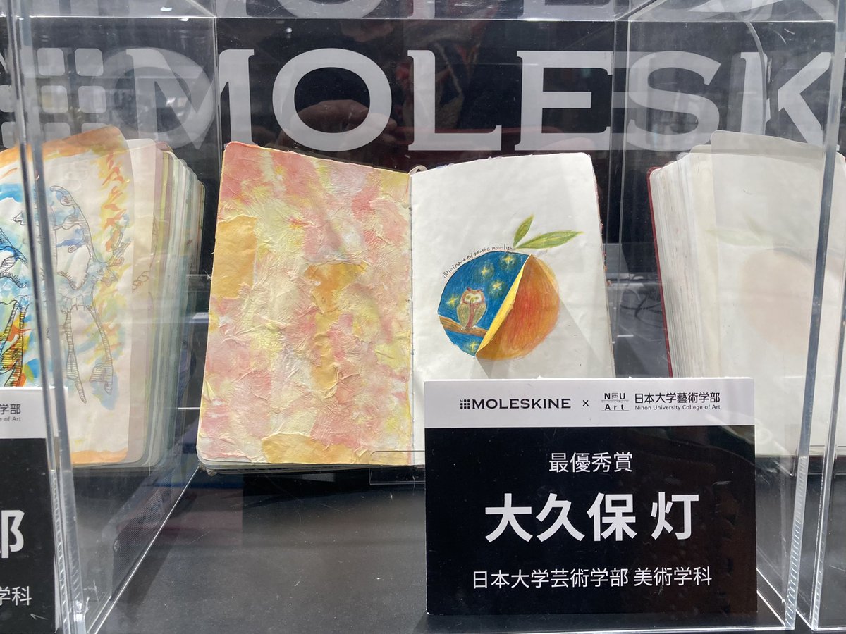 MOLESKINEx日本大学藝術学部 アートコンペティション】 最優秀賞 美術