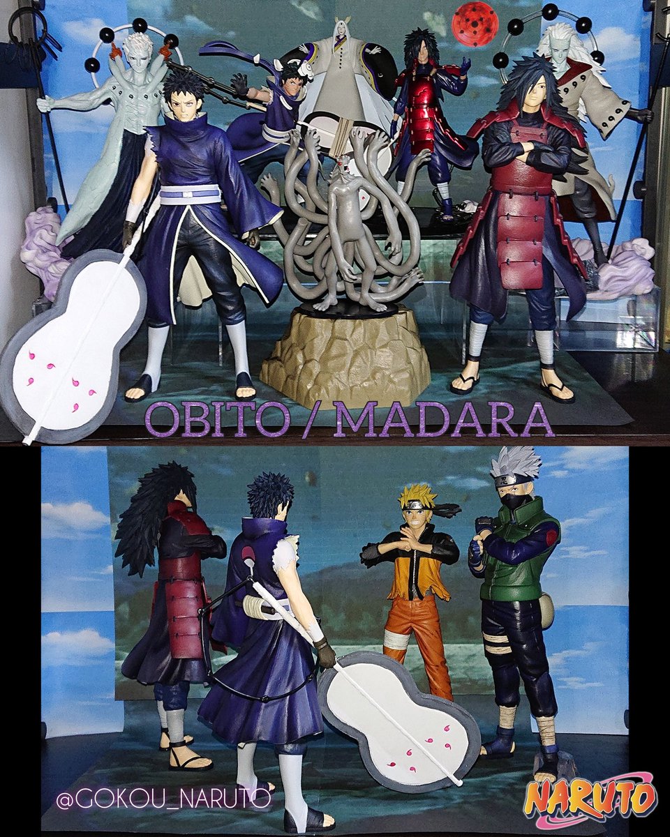 NARUTO イタチ、鬼鮫、ゼツ、 角都、マダラ フィギュア等 6点
