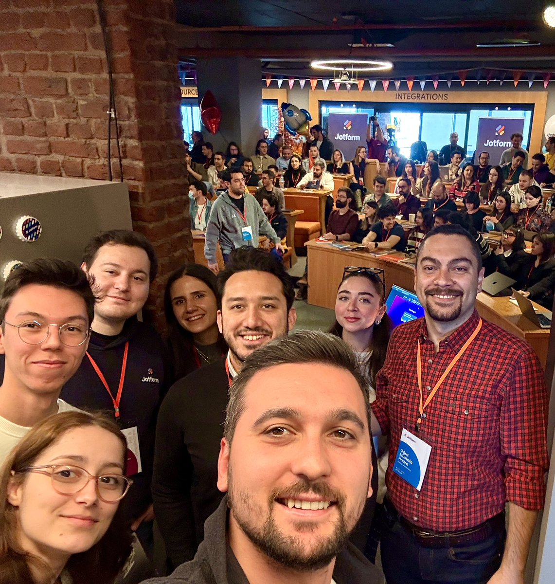 MustafaHadra's tweet photo. The team couldn’t be more excited about the launch of @Jotform AI Agents, shaping the future of customer service! 🚀 We’re elevating automation to new heights—helping businesses work smarter and faster. Huge thanks to everyone who made this innovation a reality! #Jotform #AIAgents