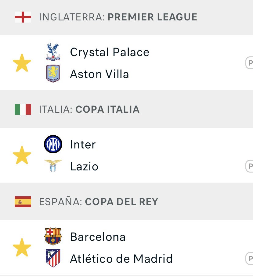 ParleyAtraco's tweet photo. Parley 3 PICKS💣

 #CopadelRey 🇪🇸 #CoppaItalia🇮🇹 #Premier🇬🇧

Like♥️
Rt🔄
Seguirme🙂‍↕️
Comenta 💬
Activa las Notificaciones❕

Y te lo envio a tu Dm🫡 https://t.co/rKuJkaLQO2