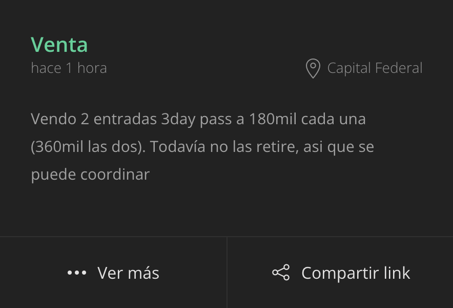 lollamania's tweet photo. Estamos ayudando a vender entradas del Lollapalooza a gente de todo el país ⬇️ https://t.co/vVZ5nNcRU5