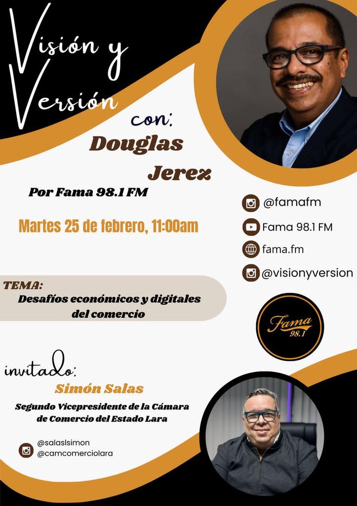 ConJerez's tweet photo. #25febrero Sintoniza Fama 98.1FM #comercio #digital #economia https://t.co/Ol3W6jCvN1
