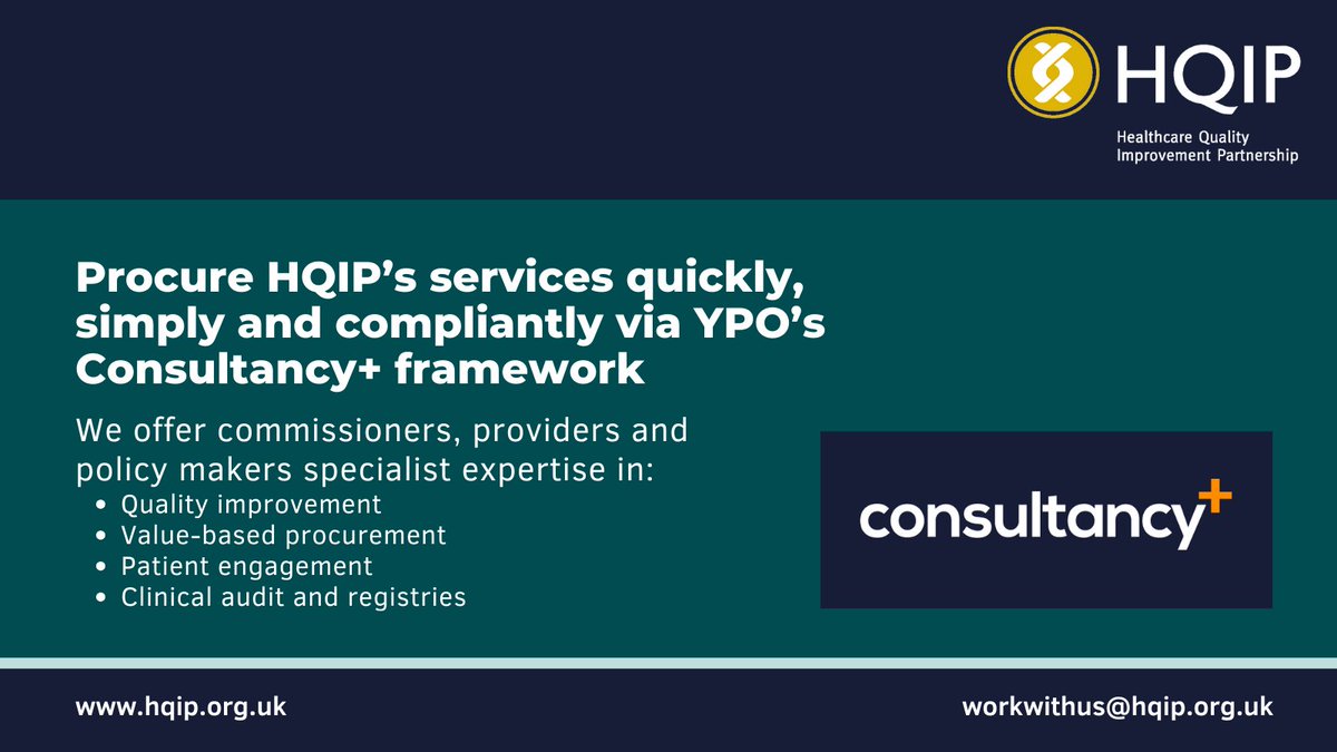 Healthcare Quality Improvement Partnership tweet media