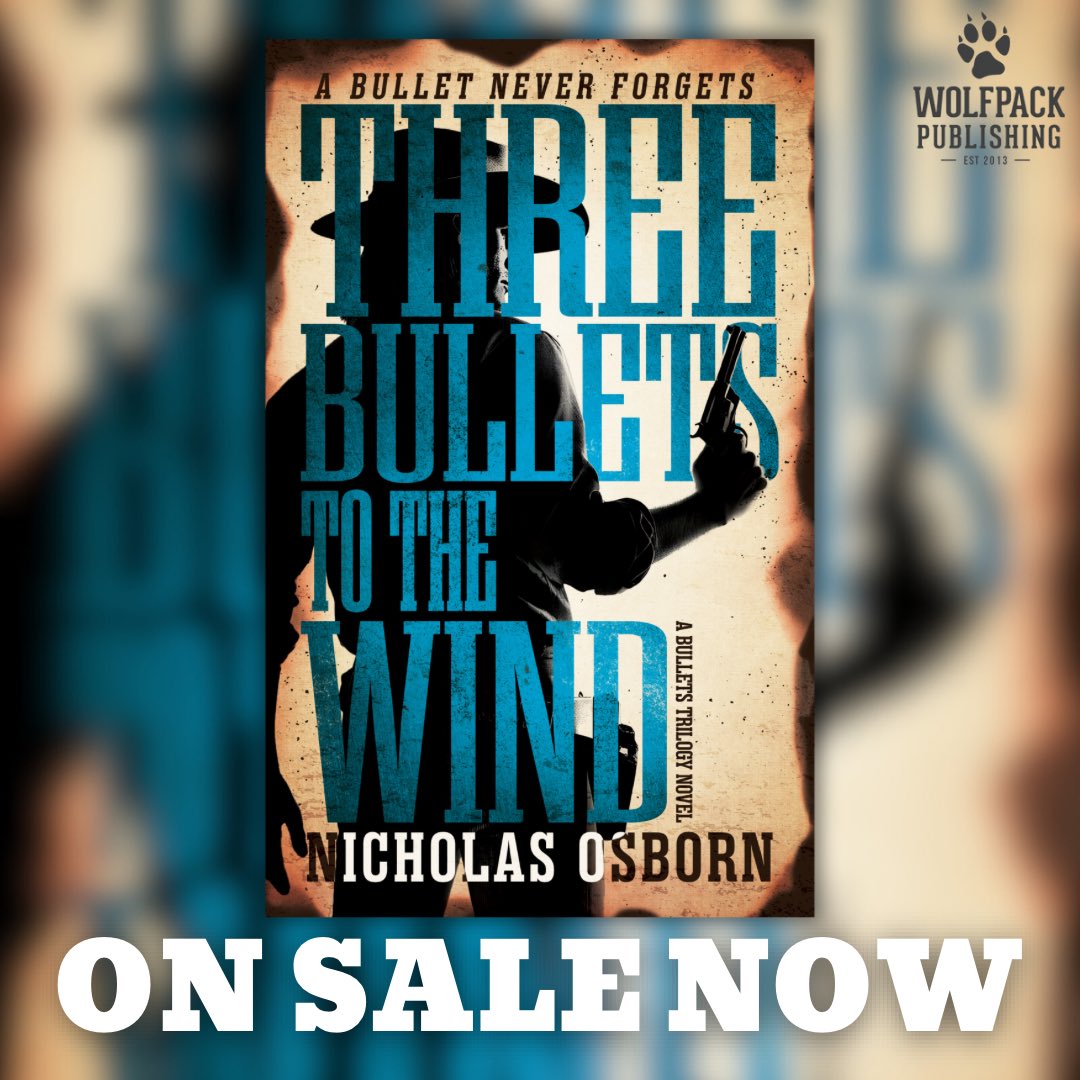 ‘Three Bullets to the Wind’ is out now! 

Get ready to join a modern day train robbery to stop an ancient Wild West curse. There’s gun slinging, breakneck rodeoing, and a traveling train tour inspired by Buffalo Bill himself. What more could you want in a neo-Western novel?