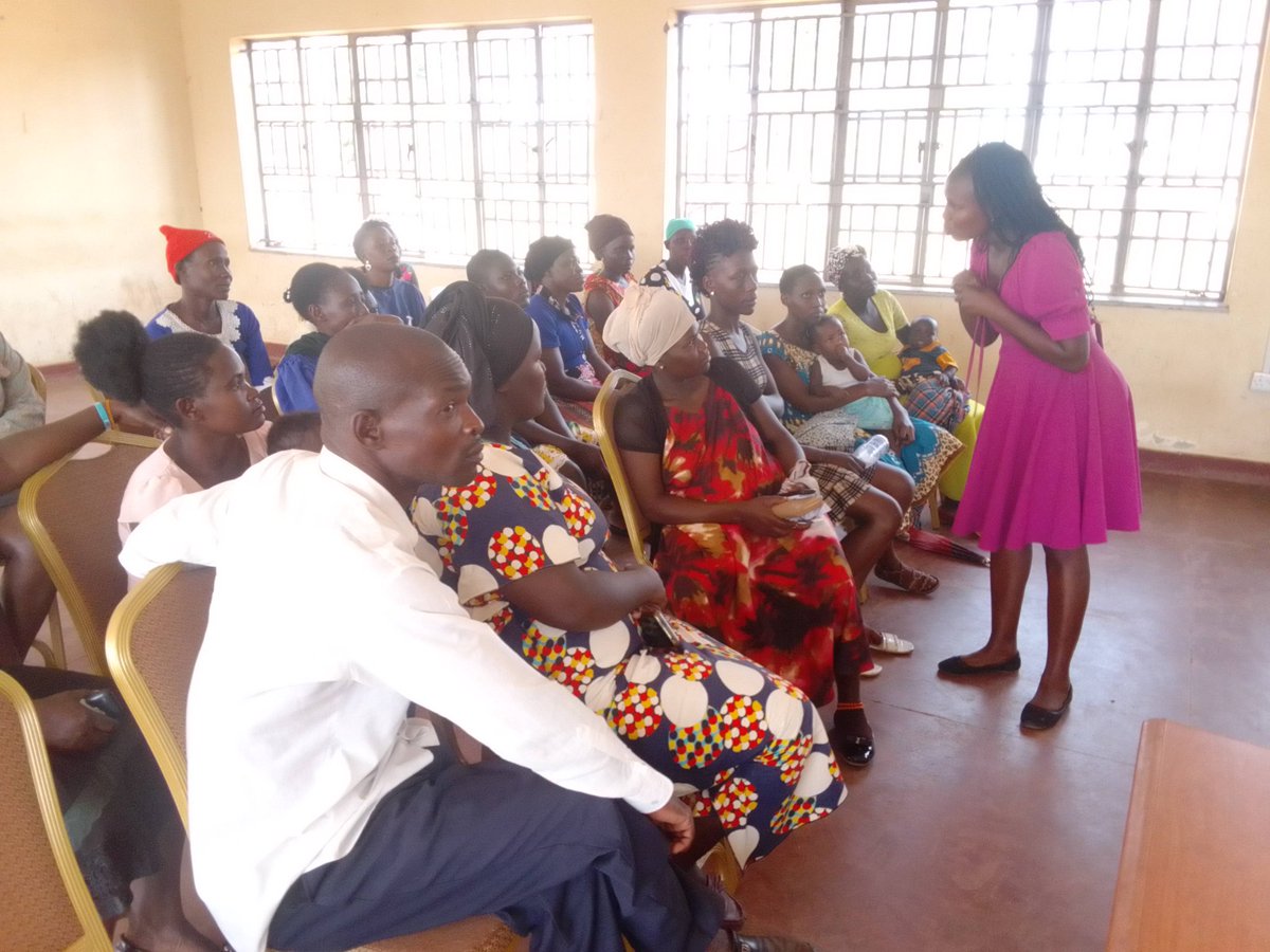 NUWOG89's tweet photo. 🌲NUWOG is implementing the communication plan through a sensitization meeting on climate change adaptation and mitigation in Buhemba Sub county in Namayingo District 🇺🇬

#WomenLeadClimateAction https://t.co/CZI8SvRzQu