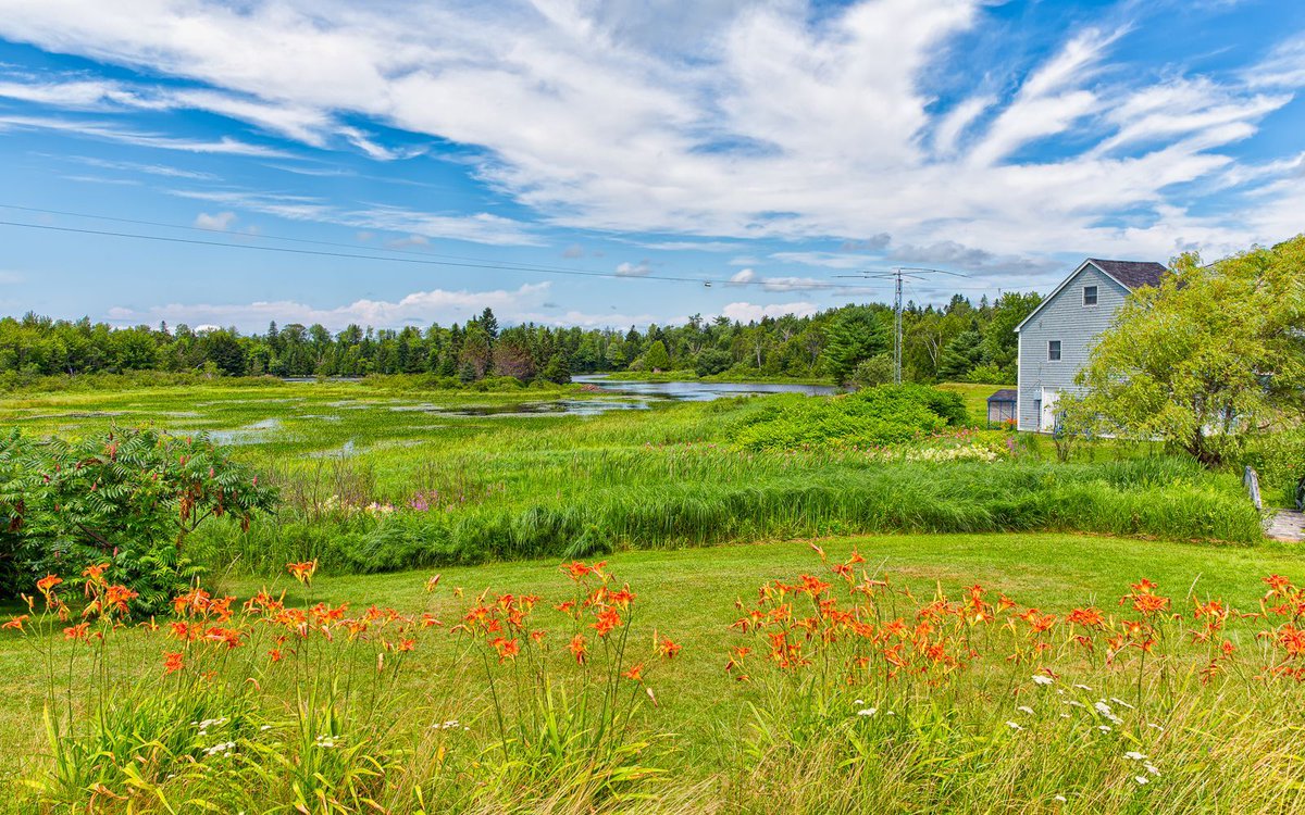This image shows a home sitting on the edge of a vibrant watershed area near the northernmost coast of Maine. #maine #travel #photography

pixels.com/featured/home-…