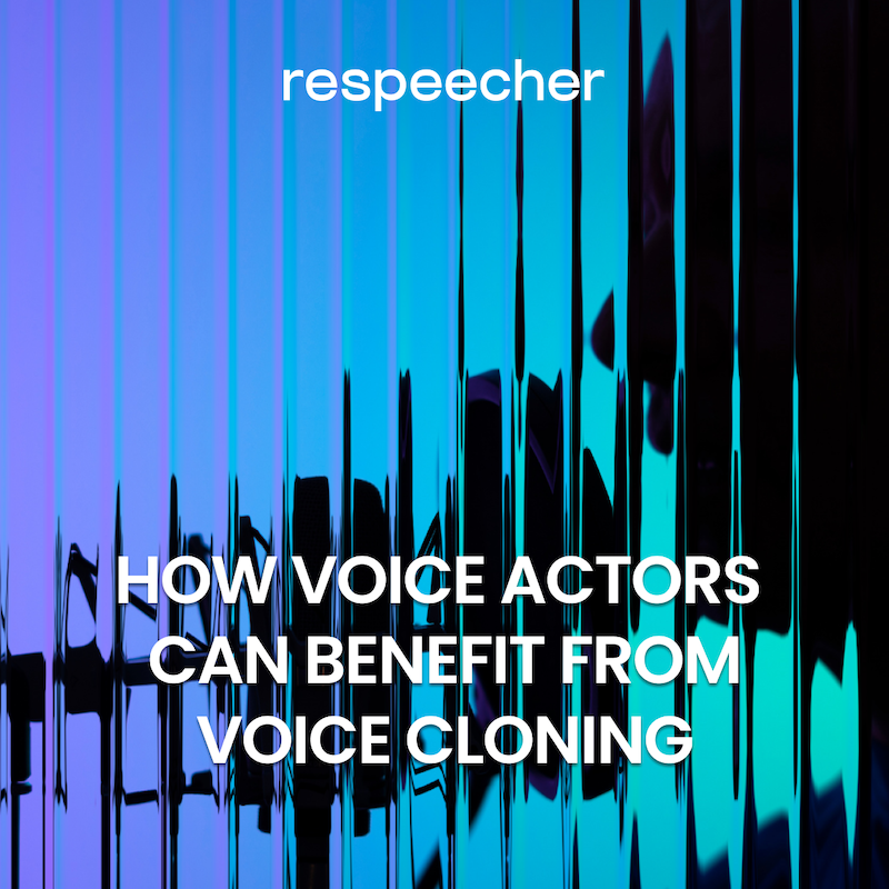 respeecher's tweet photo. In a world of advancing #AI, we believe in putting voice actors first. At #Respeecher, we’re creating more than a platform - we’re building a trusted space for #voiceactors to protect, monetize, and extend their talents. Find out more 👇🏻 #supportnotreplace #aivoice #ethicsinai https://t.co/UcLdyAi6BZ