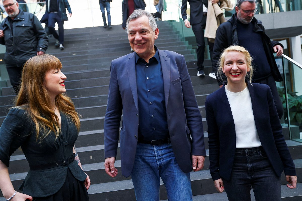 Reuters (@reuters) on Twitter photo 🔊 'The far-left party focused its campaign on social justice issues like capping rent, abolishing taxes on food ... ' <a href="/RihamKousa/">Riham Alkousaa</a> weighs in on Die Linke's surge of support in the German election, on today's episode of the Reuters World News podcast reut.rs/3QxJ3fZ 🔊 'The far-left party focused its campaign on social justice issues like capping rent, abolishing taxes on food ... ' <a href="/RihamKousa/">Riham Alkousaa</a> weighs in on Die Linke's surge of support in the German election, on today's episode of the Reuters World News podcast reut.rs/3QxJ3fZ