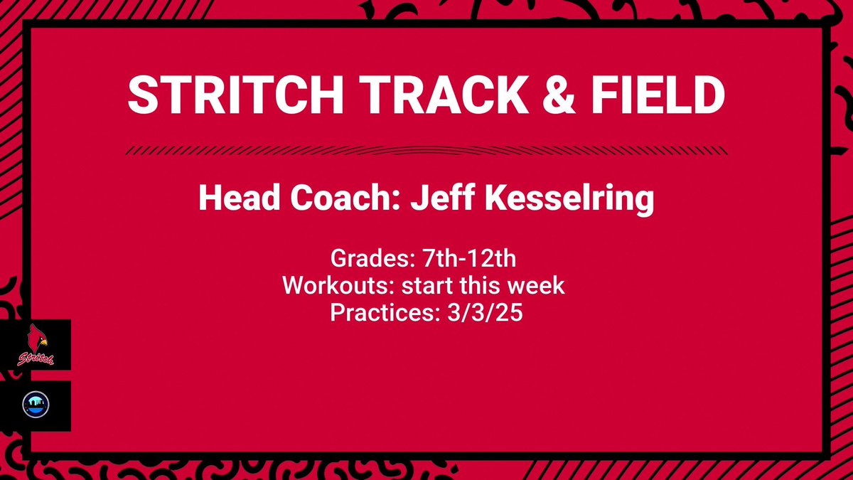 If you are interested in joining our track &amp; field program please register @ cardinalstritch.org/finalforms/