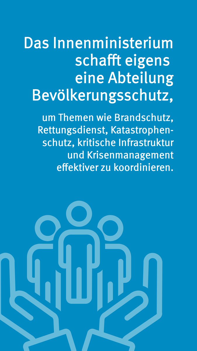 Abteilung Bevölkerungsschutz aufbauen sowie Brandschutz, Katastrophenschutz und Rettungsdienst digitalisieren 🚨

Der Umgang mit den verschiedenen aktuellen Gefährdungen von lokal bis global erfordert eine weitaus intensivere Bearbeitung der Themen des Brandschutzes,