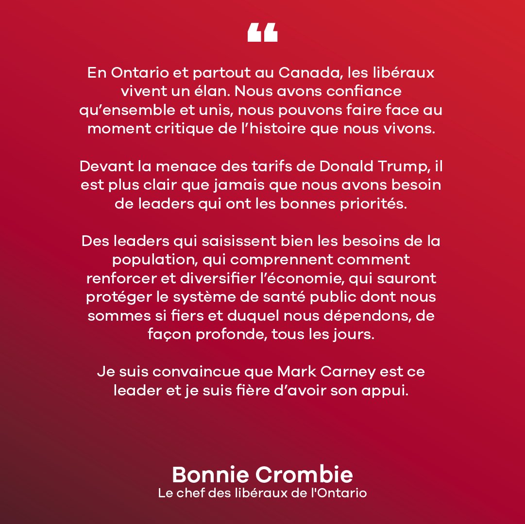 Thanks for your support <a href="/MarkJCarney/">Mark Carney</a>! / Merci pour votre soutien <a href="/MarkJCarney/">Mark Carney</a>! 🇨🇦