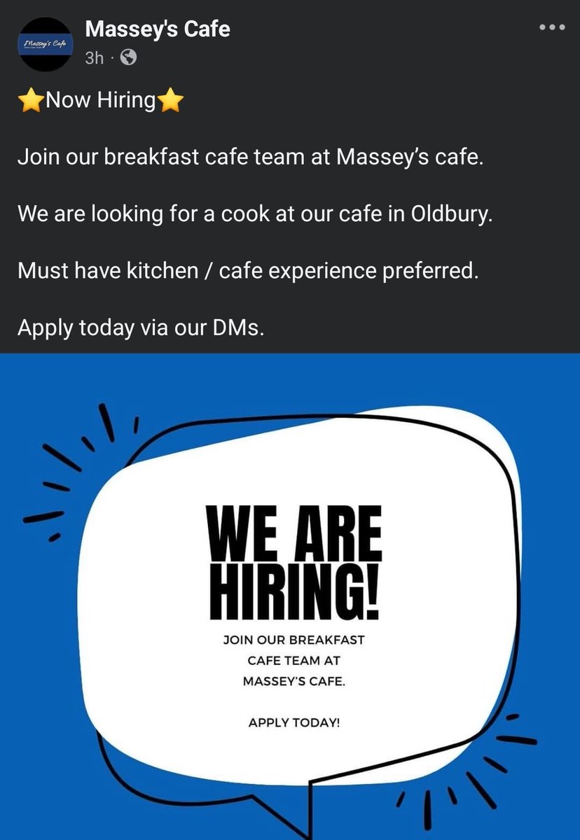 Masseys Cafe tweet media