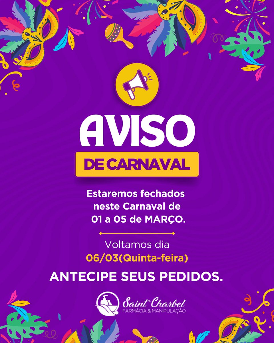 anacamroc's tweet photo. Vem pra Saint Charbel e Manda Manipular!
✨Aqui nós temos a fórmula perFEITAparavocê✨
🧑‍🔬

Fale com a farmacêutica da Saint Charbel Farmácia &amp; Manipulação. e tire suas dúvidas.
 ☎️Ligue: (31) 3891-6168
 📲Whatsapp: (31) 9 9975-6168 https://t.co/WsuGfEHyt4