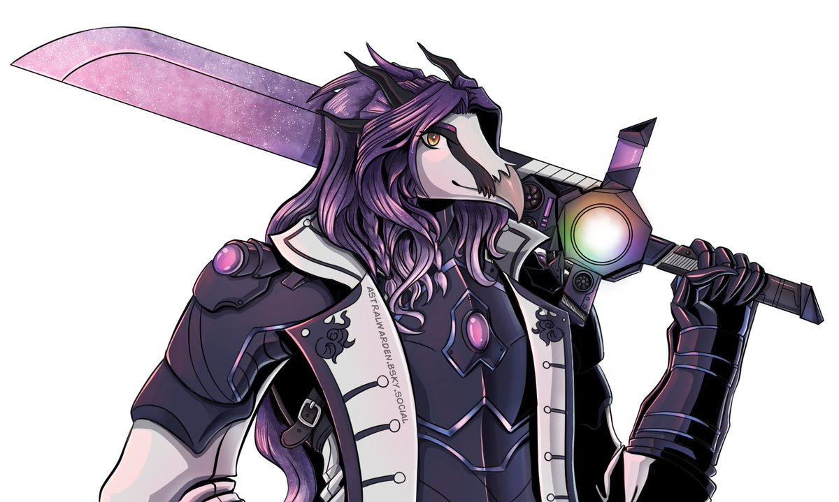 Heres my pngtuber! I have started streaming on twitch, which you can find here: twitch.tv/astralwarden 
.
.
.
.
.
.
.
.
#furry #furryart #pngtuber #furrystreamer #furryartist #artist #Lammergeier #digitalartist