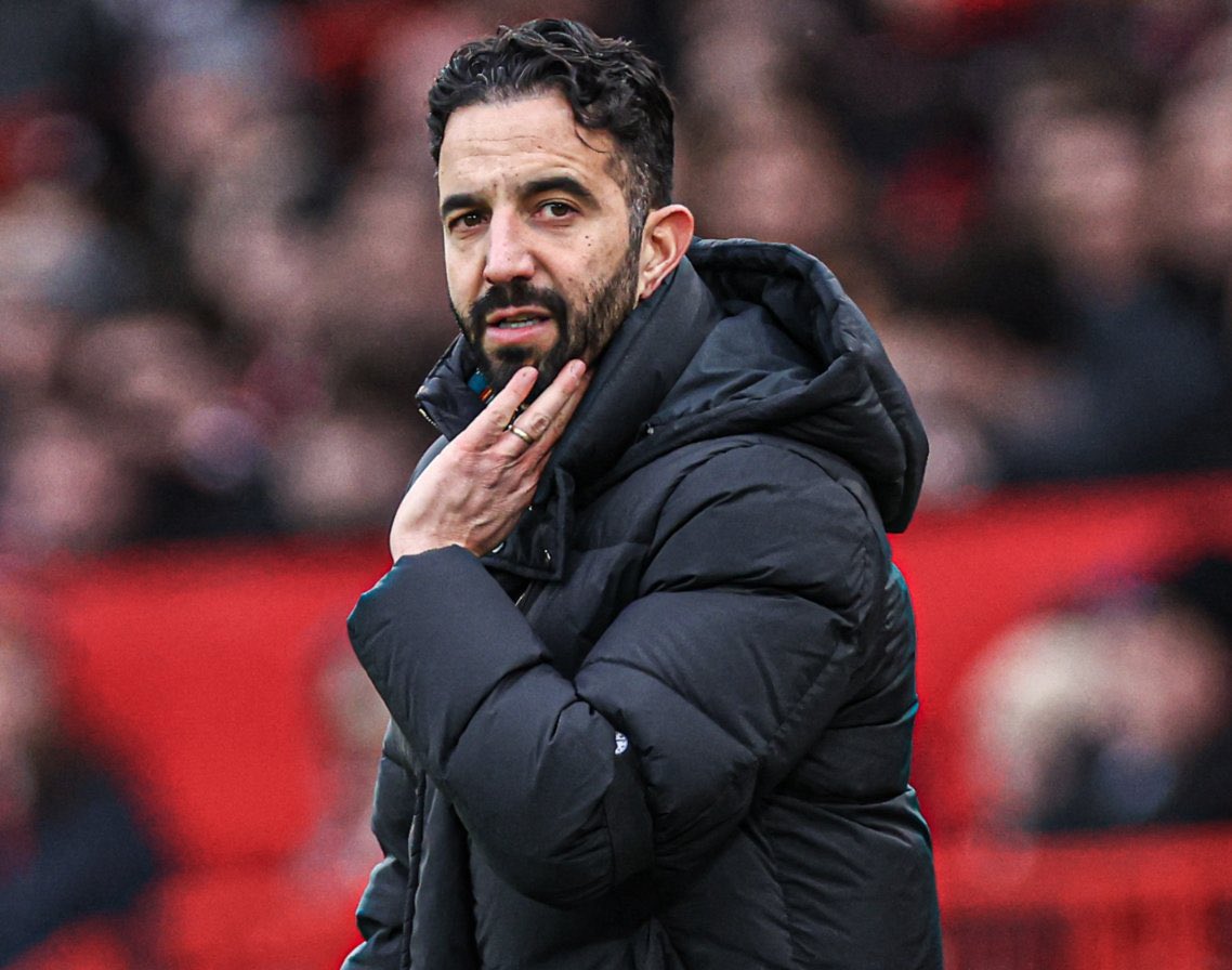 FabrizioRomano's tweet photo. 🚨 Rúben Amorim on Man United job cuts: “We have to address all the problems in the club. One important piece is how we got into this situation”.

“It has a lot to do with the lack of success of the team. We are the engine of the club. I want to improve the team, have success”. https://t.co/IPox3alobX