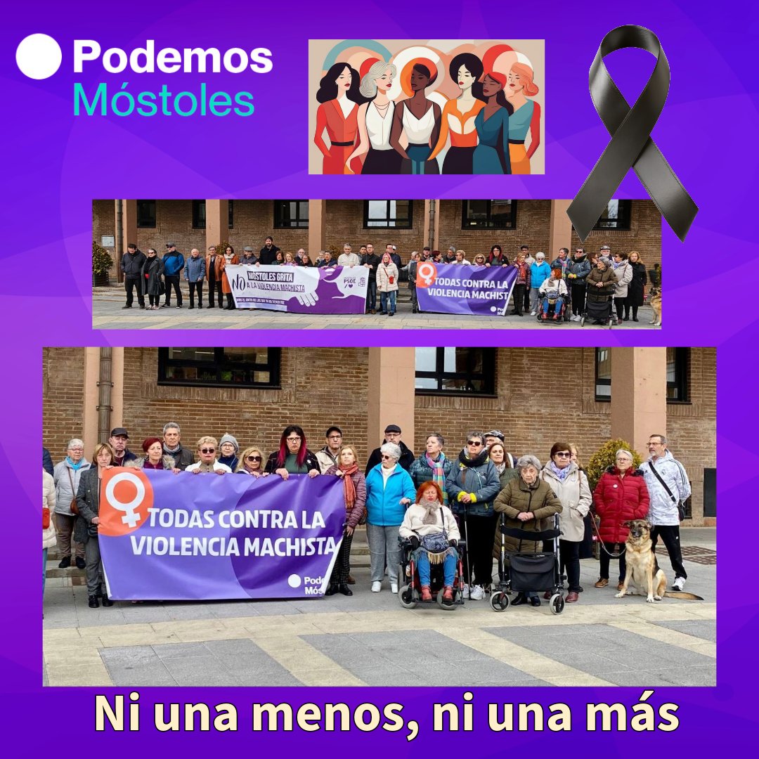 ♀️Hoy estuvimos presentes en la Plaza del Ayuntamiento, donde tenía que ser, en el minuto de silencio en contra de la violencia machista. Esta lucha es de todas y hoy lo demostramos una vez más: ¡Ni una menos, ni una más! #ContraLaViolenciaMachista #NiUnaMenos #NiUnaMas 💜