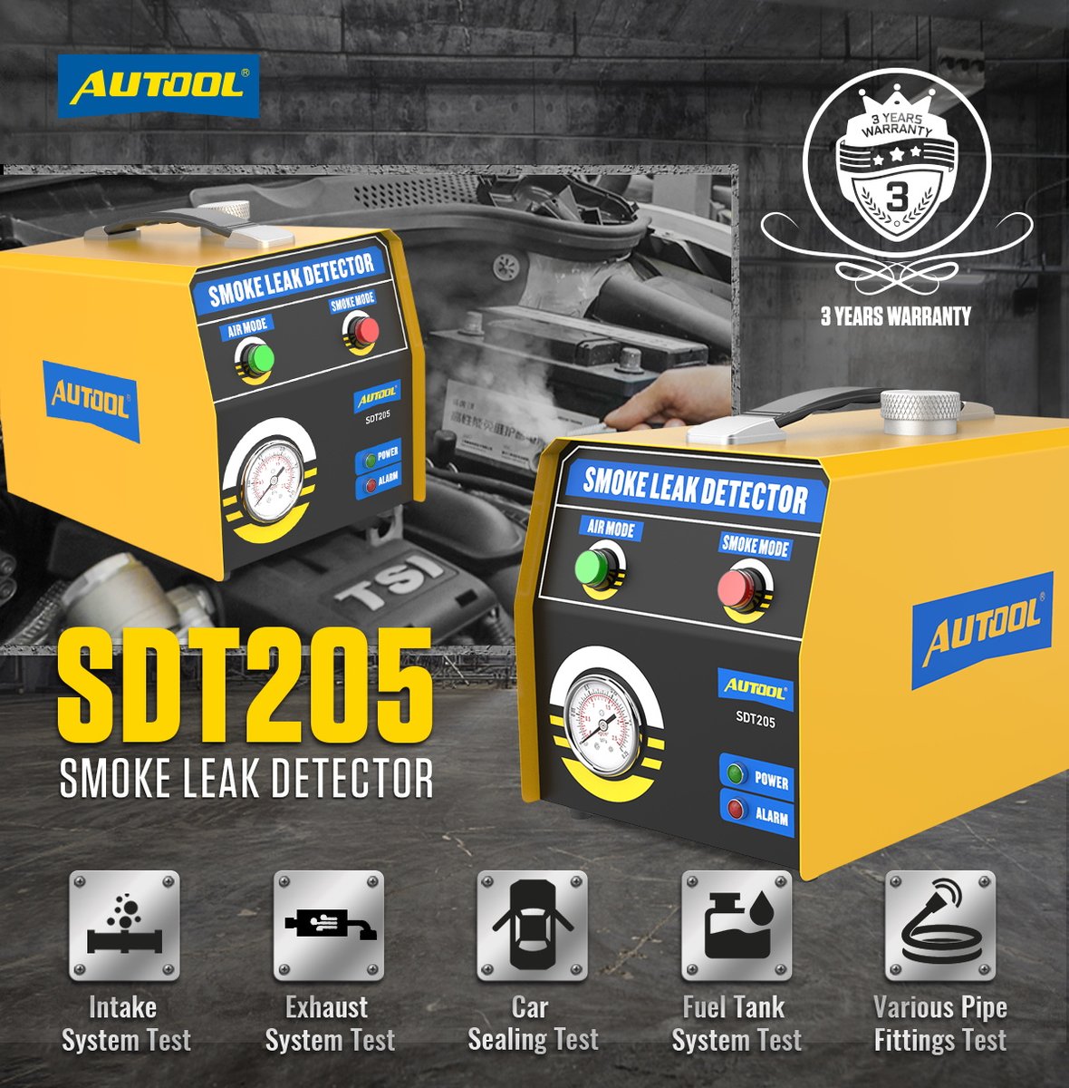 LF__Jenna's tweet photo. AUTOOL SDT205 Car Smoke Leak Detector 
Click&amp;Buy: https://t.co/q1ACYX4Koa
#AutomotiveDiagnostic  Car Trucks SUVs EVAP System Detect Pipe Leakage Locator Analyzer
#Autool #cardiagnostic #cartools #carrepairtool #cardiagnosis https://t.co/UYCznnFq0Y