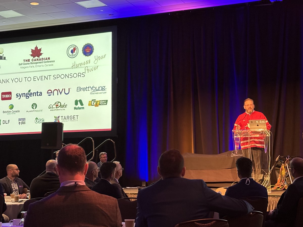 This morning Dale Kobelsky, Head Syngenta Professional Solutions welcomed attendees of The Canadian <a href="/GolfSupers/">CGSA</a>. 

Echoing Dale, what each attendee does is so important. The physical and mental health benefits of golf are numerous, and you make it happen.