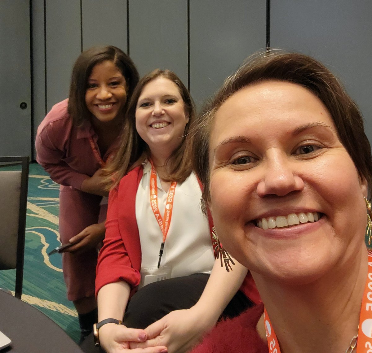 Starting my morning with friends from all over the state! #TSSLA25