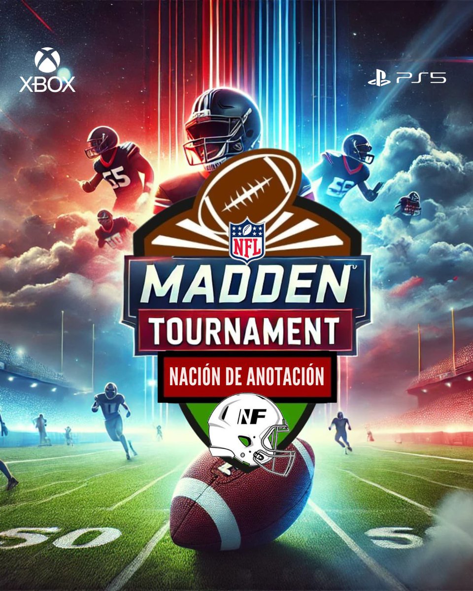 Interesados en participar en el torneo madden ? 👀 escriban en Instagram a Tu zona de anotación o Nación football 🏈🎮