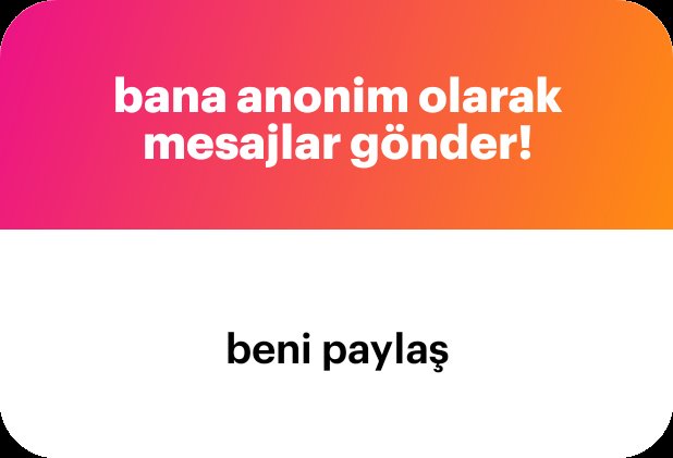 Nedenini anlamadım ama okay neden olmasın